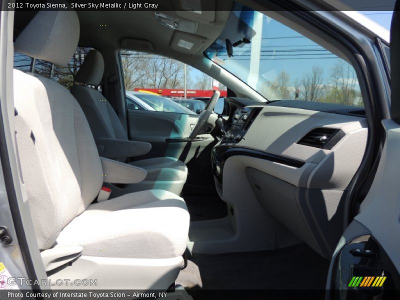 Silver Sky Metallic / Light Gray 2012 Toyota Sienna