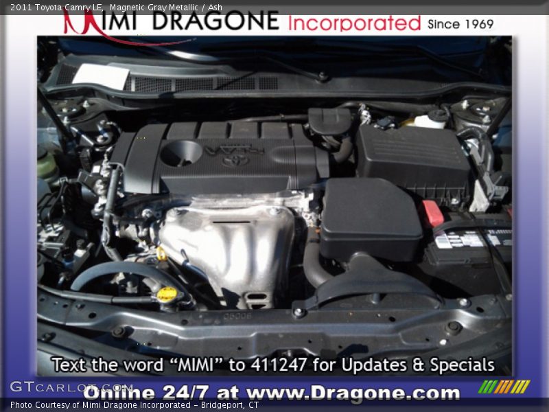Magnetic Gray Metallic / Ash 2011 Toyota Camry LE