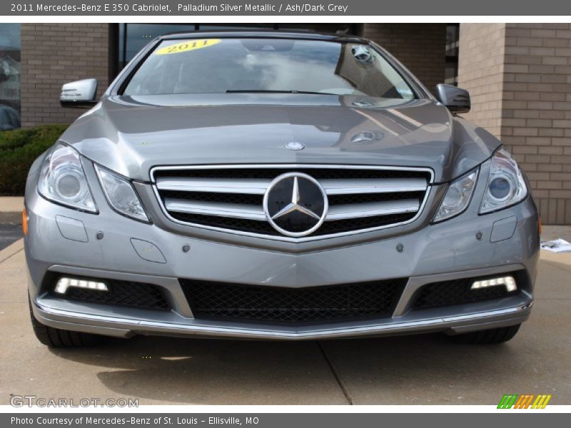 Palladium Silver Metallic / Ash/Dark Grey 2011 Mercedes-Benz E 350 Cabriolet