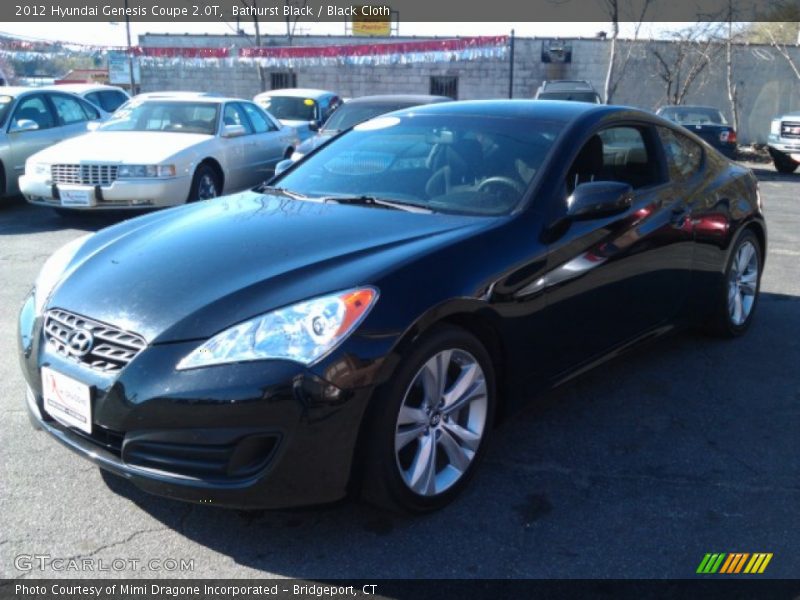 Bathurst Black / Black Cloth 2012 Hyundai Genesis Coupe 2.0T