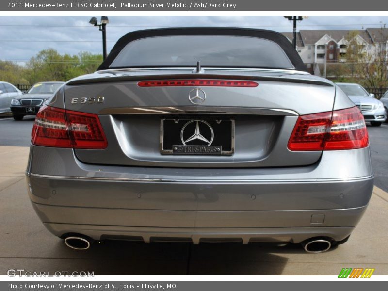 Palladium Silver Metallic / Ash/Dark Grey 2011 Mercedes-Benz E 350 Cabriolet