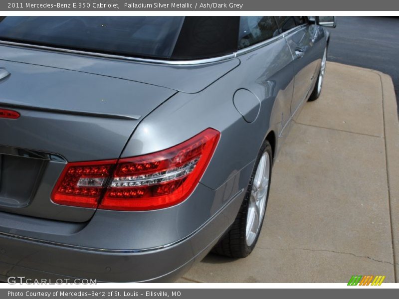 Palladium Silver Metallic / Ash/Dark Grey 2011 Mercedes-Benz E 350 Cabriolet