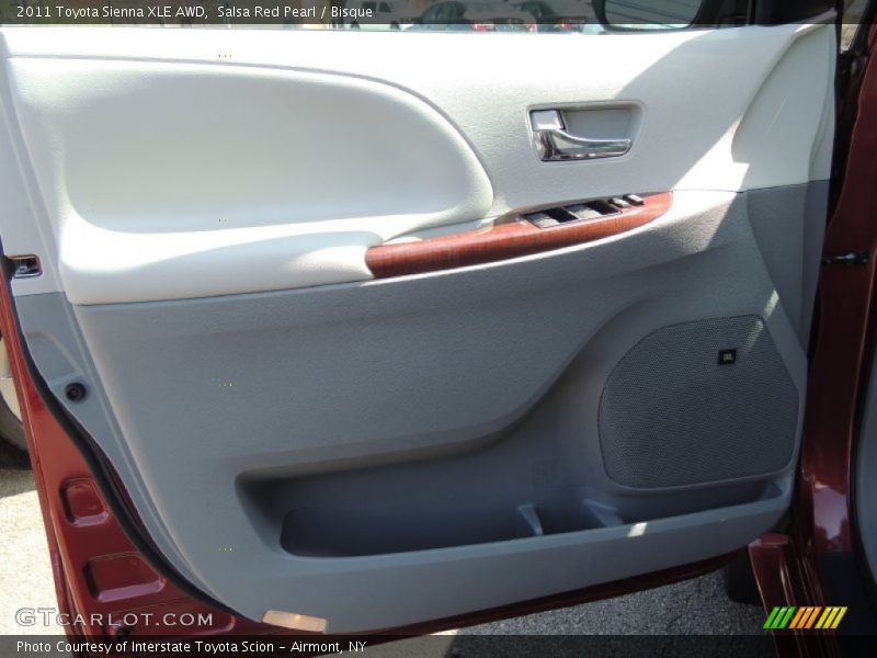 Salsa Red Pearl / Bisque 2011 Toyota Sienna XLE AWD