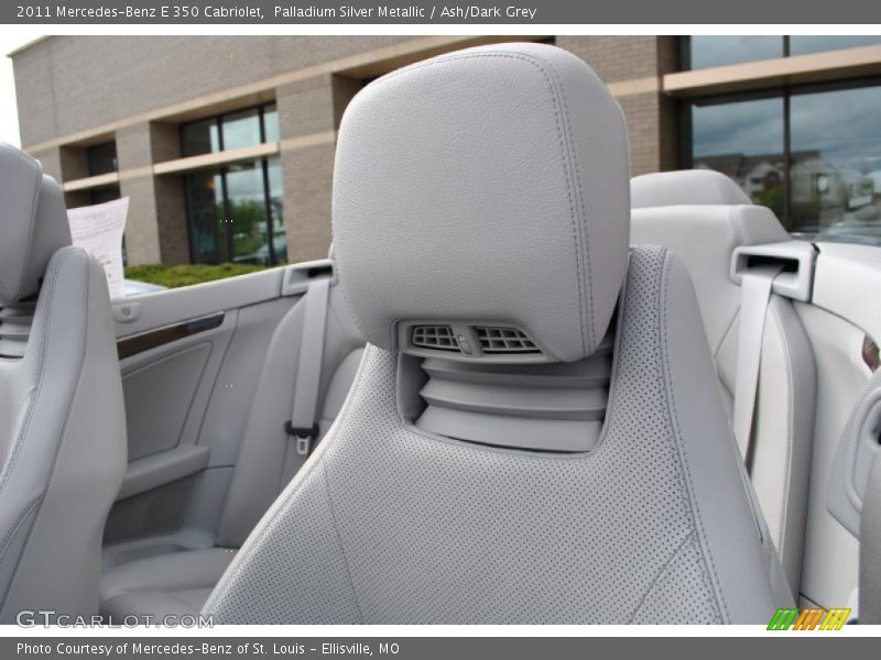 Palladium Silver Metallic / Ash/Dark Grey 2011 Mercedes-Benz E 350 Cabriolet