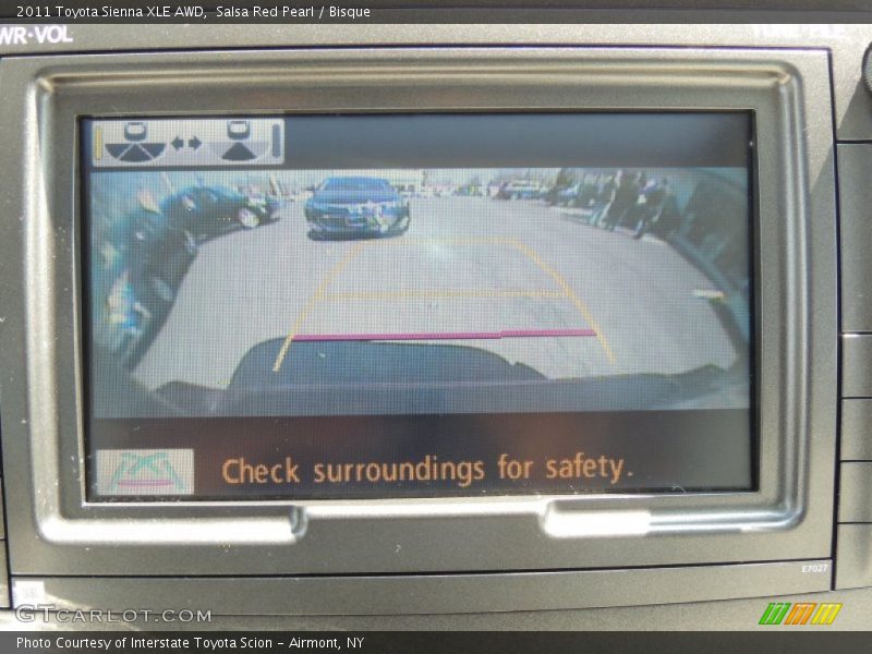 Salsa Red Pearl / Bisque 2011 Toyota Sienna XLE AWD