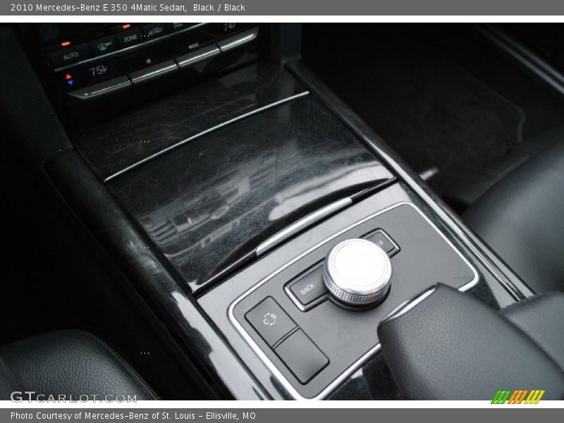Black / Black 2010 Mercedes-Benz E 350 4Matic Sedan