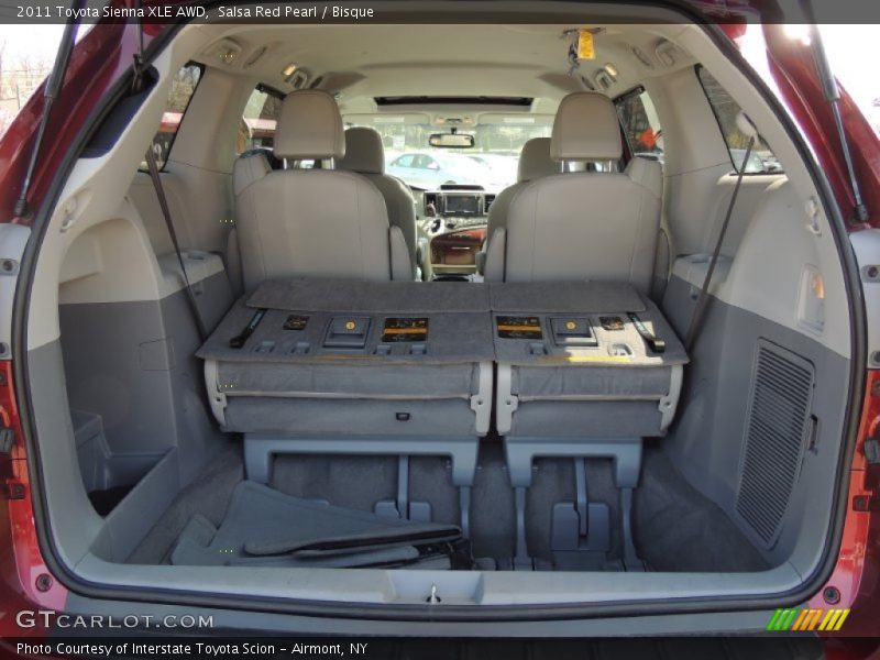Salsa Red Pearl / Bisque 2011 Toyota Sienna XLE AWD