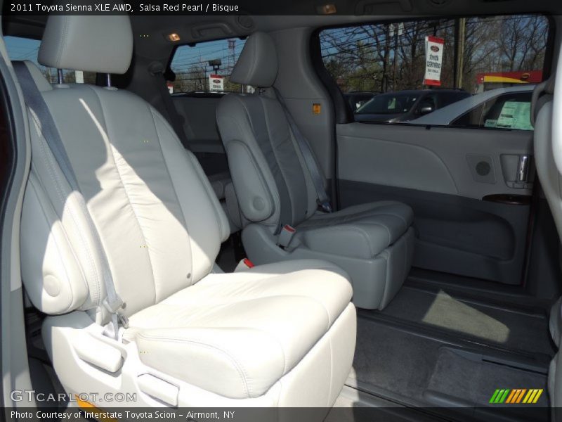 Salsa Red Pearl / Bisque 2011 Toyota Sienna XLE AWD