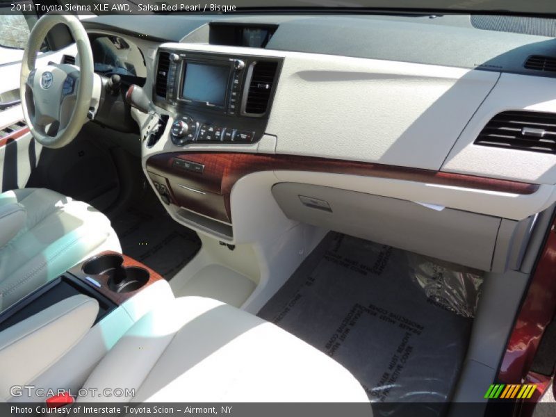 Salsa Red Pearl / Bisque 2011 Toyota Sienna XLE AWD