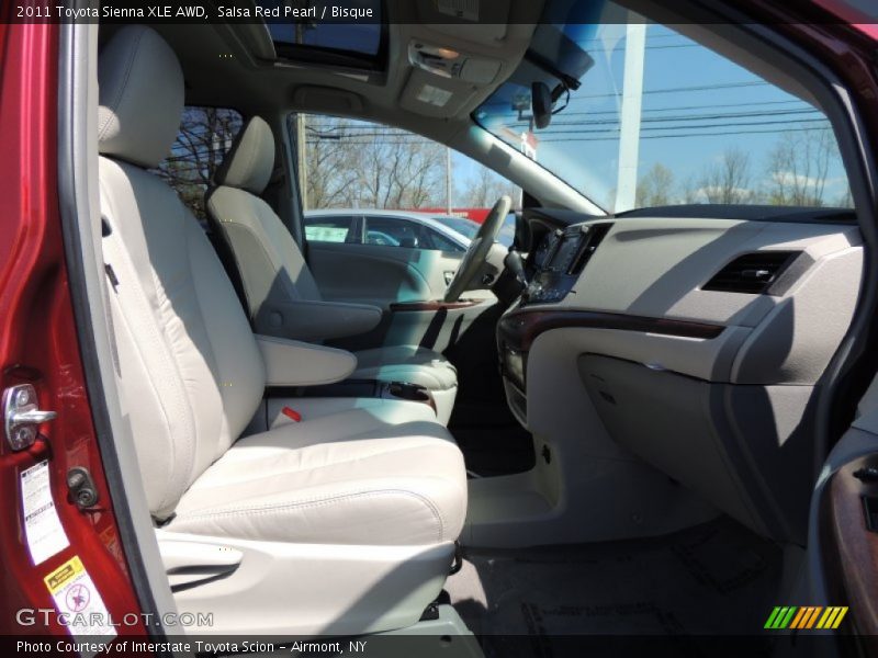 Salsa Red Pearl / Bisque 2011 Toyota Sienna XLE AWD