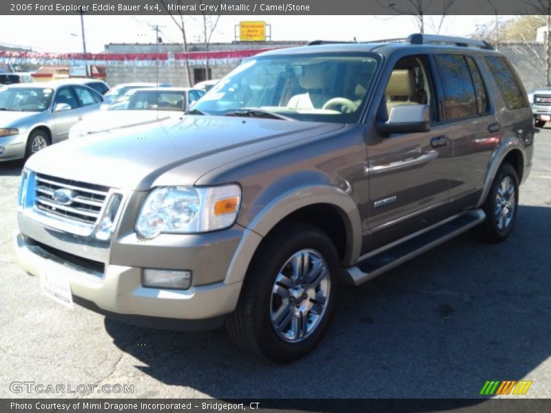 Mineral Grey Metallic / Camel/Stone 2006 Ford Explorer Eddie Bauer 4x4