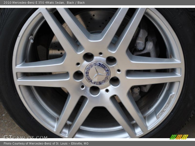 Black / Black 2010 Mercedes-Benz E 350 4Matic Sedan