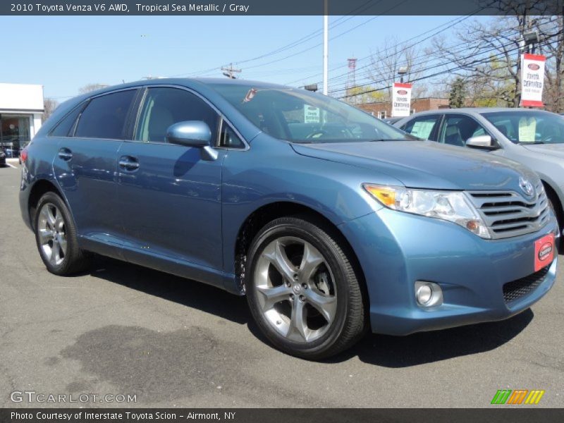 Tropical Sea Metallic / Gray 2010 Toyota Venza V6 AWD