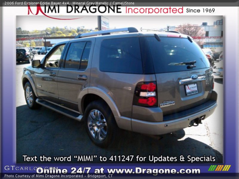 Mineral Grey Metallic / Camel/Stone 2006 Ford Explorer Eddie Bauer 4x4
