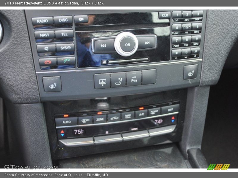 Black / Black 2010 Mercedes-Benz E 350 4Matic Sedan