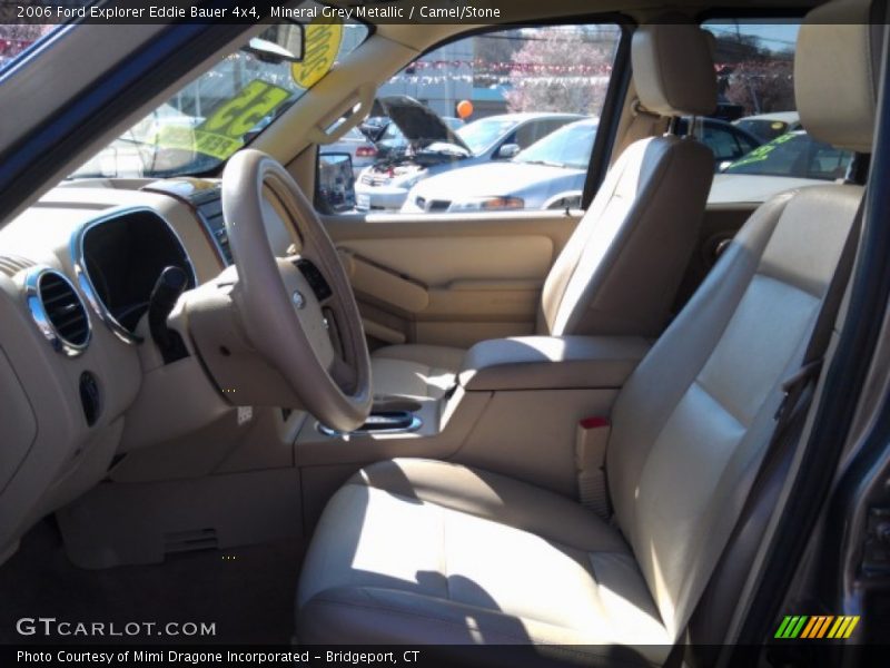 Mineral Grey Metallic / Camel/Stone 2006 Ford Explorer Eddie Bauer 4x4