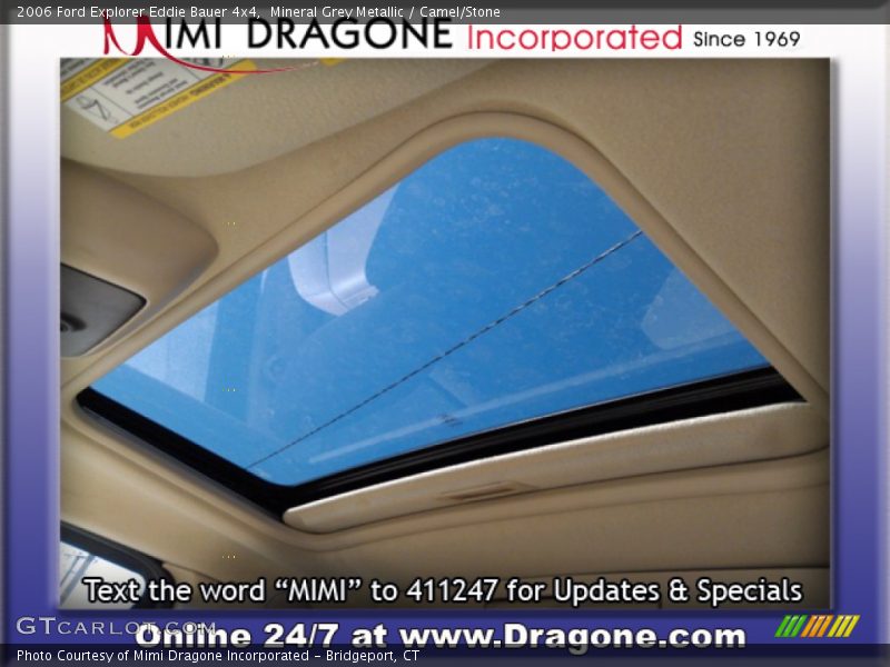 Mineral Grey Metallic / Camel/Stone 2006 Ford Explorer Eddie Bauer 4x4