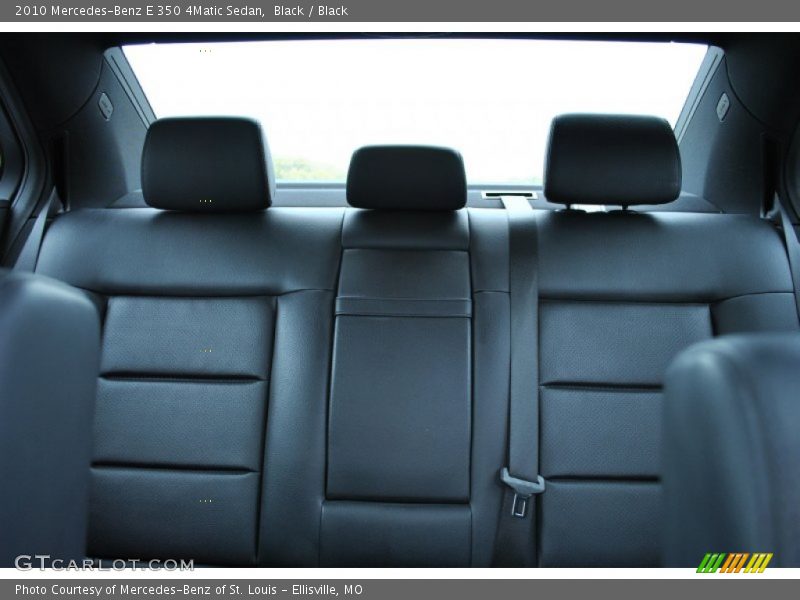 Black / Black 2010 Mercedes-Benz E 350 4Matic Sedan