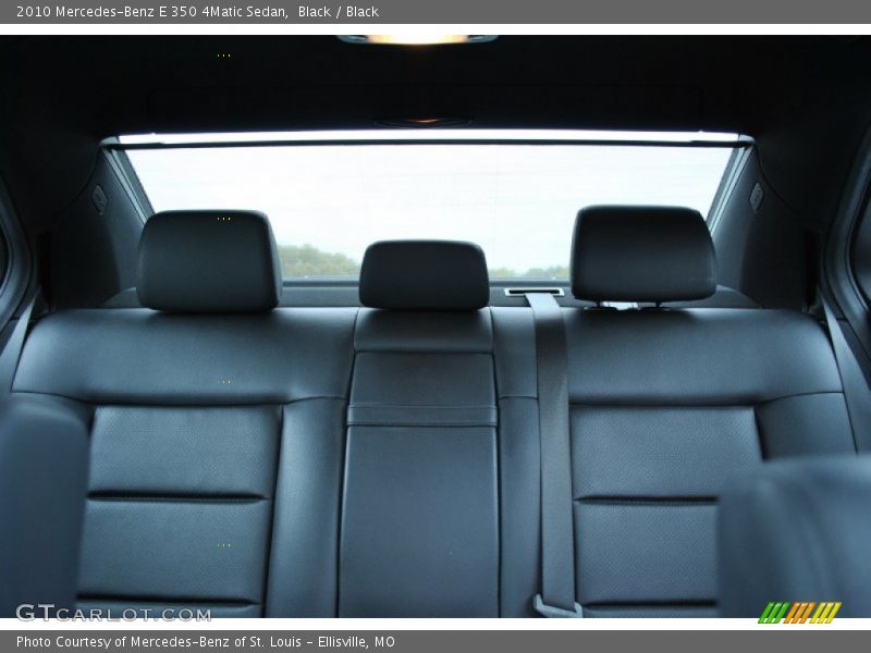 Black / Black 2010 Mercedes-Benz E 350 4Matic Sedan