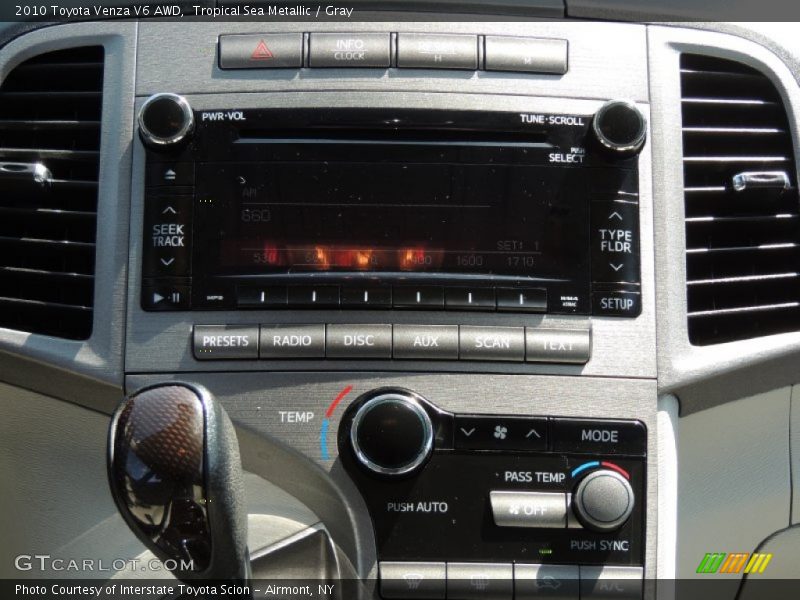 Tropical Sea Metallic / Gray 2010 Toyota Venza V6 AWD