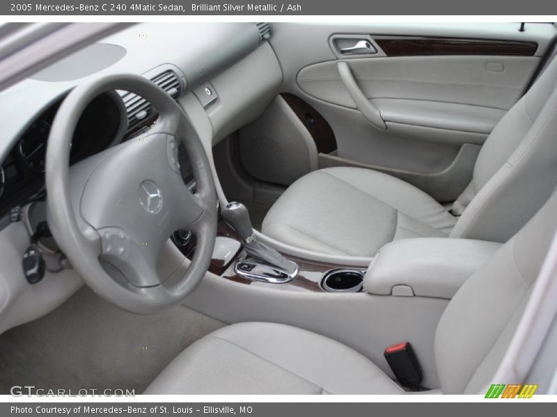 Brilliant Silver Metallic / Ash 2005 Mercedes-Benz C 240 4Matic Sedan