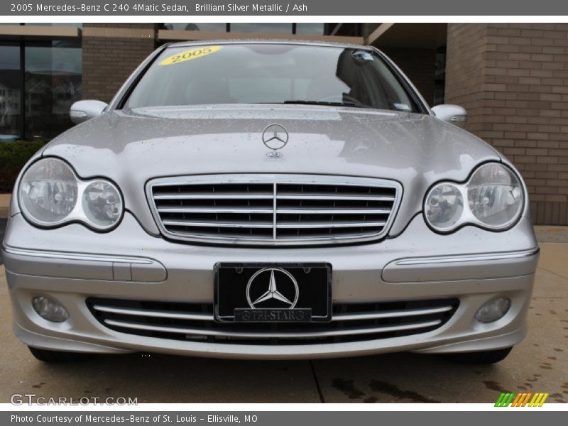 Brilliant Silver Metallic / Ash 2005 Mercedes-Benz C 240 4Matic Sedan
