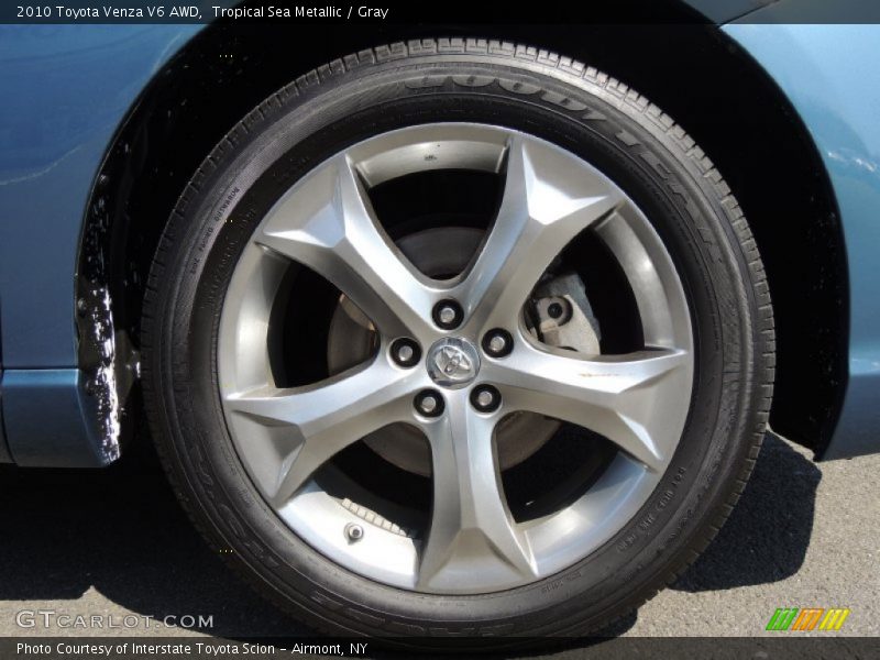 Tropical Sea Metallic / Gray 2010 Toyota Venza V6 AWD