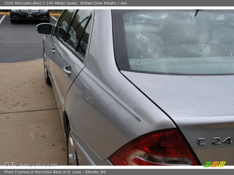 Brilliant Silver Metallic / Ash 2005 Mercedes-Benz C 240 4Matic Sedan