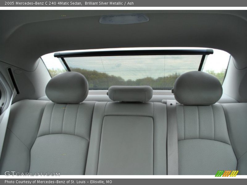Brilliant Silver Metallic / Ash 2005 Mercedes-Benz C 240 4Matic Sedan