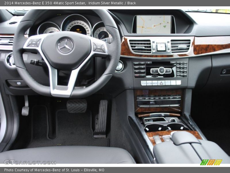 Iridium Silver Metallic / Black 2014 Mercedes-Benz E 350 4Matic Sport Sedan