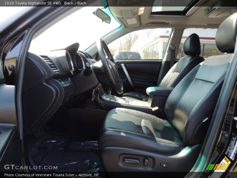 Black / Black 2010 Toyota Highlander SE 4WD