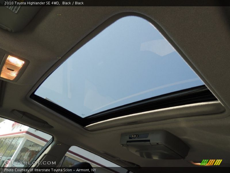 Black / Black 2010 Toyota Highlander SE 4WD