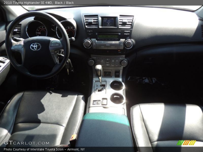 Black / Black 2010 Toyota Highlander SE 4WD