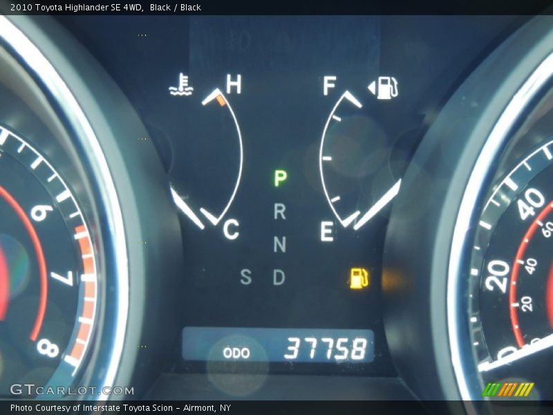 Black / Black 2010 Toyota Highlander SE 4WD