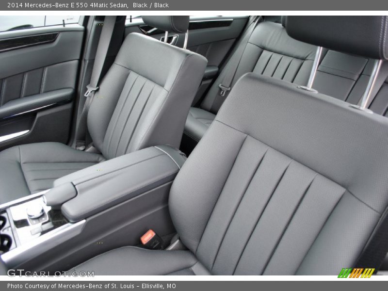 Front Seat of 2014 E 550 4Matic Sedan