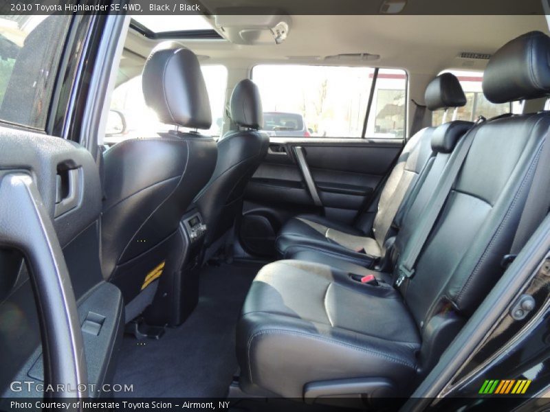 Black / Black 2010 Toyota Highlander SE 4WD