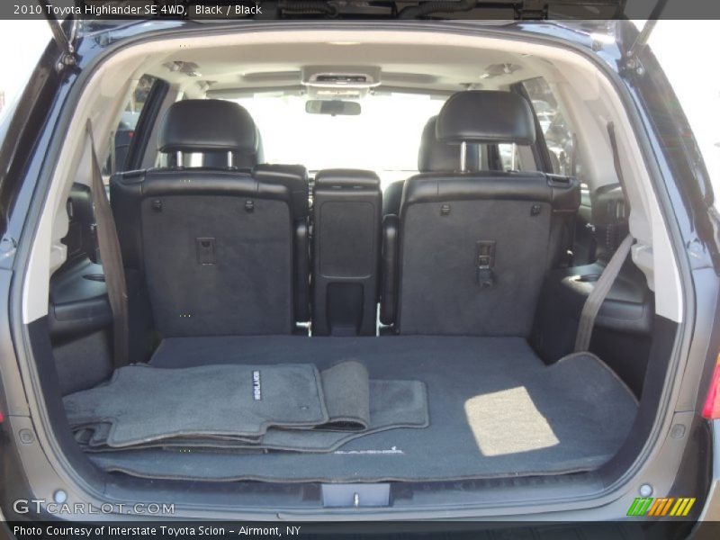 Black / Black 2010 Toyota Highlander SE 4WD