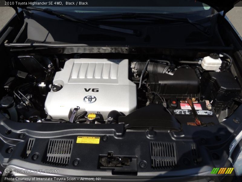 Black / Black 2010 Toyota Highlander SE 4WD