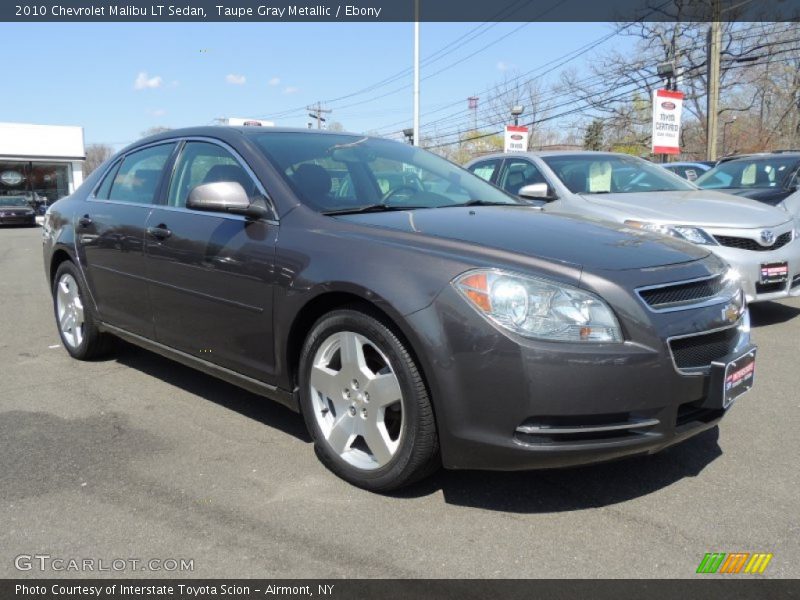 Taupe Gray Metallic / Ebony 2010 Chevrolet Malibu LT Sedan