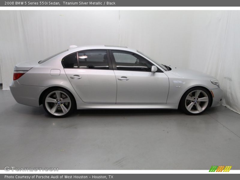  2008 5 Series 550i Sedan Titanium Silver Metallic