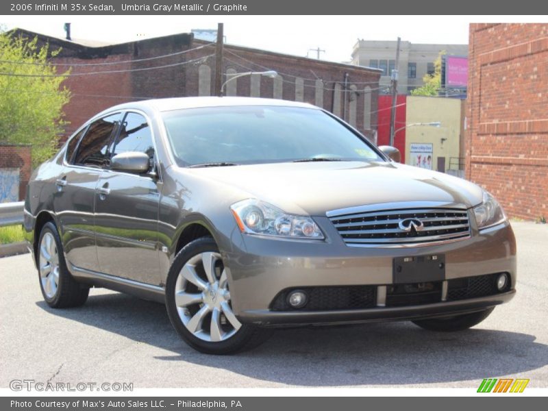 Umbria Gray Metallic / Graphite 2006 Infiniti M 35x Sedan
