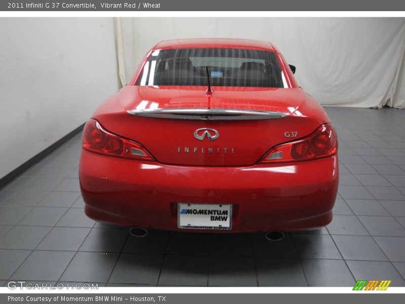Vibrant Red / Wheat 2011 Infiniti G 37 Convertible