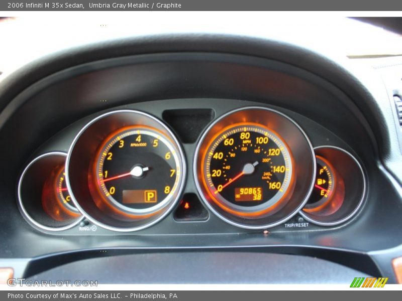  2006 M 35x Sedan 35x Sedan Gauges