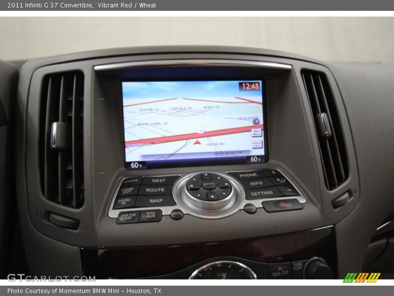 Navigation of 2011 G 37 Convertible