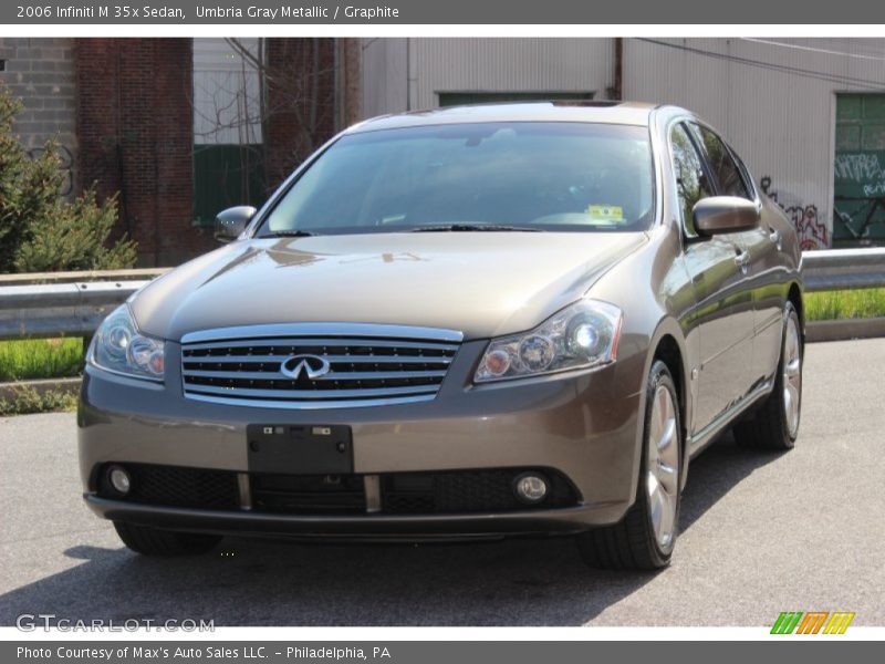 Umbria Gray Metallic / Graphite 2006 Infiniti M 35x Sedan