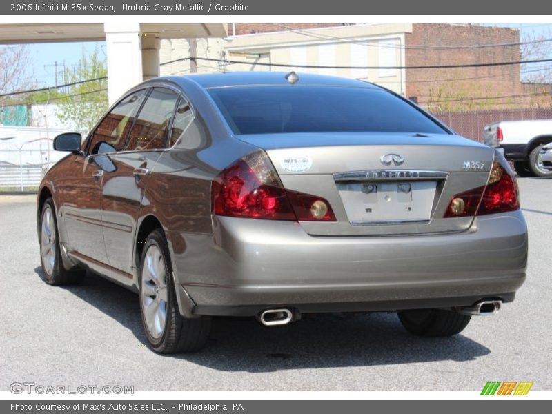 Umbria Gray Metallic / Graphite 2006 Infiniti M 35x Sedan