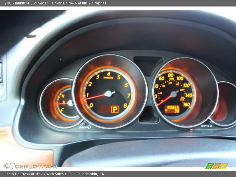 Umbria Gray Metallic / Graphite 2006 Infiniti M 35x Sedan