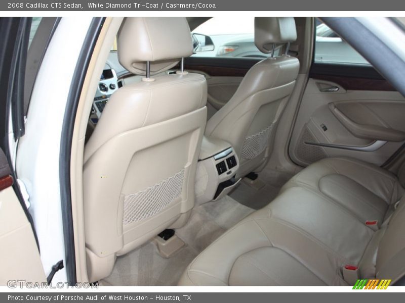 White Diamond Tri-Coat / Cashmere/Cocoa 2008 Cadillac CTS Sedan