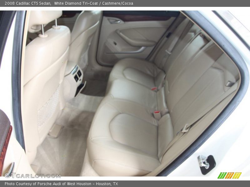 White Diamond Tri-Coat / Cashmere/Cocoa 2008 Cadillac CTS Sedan
