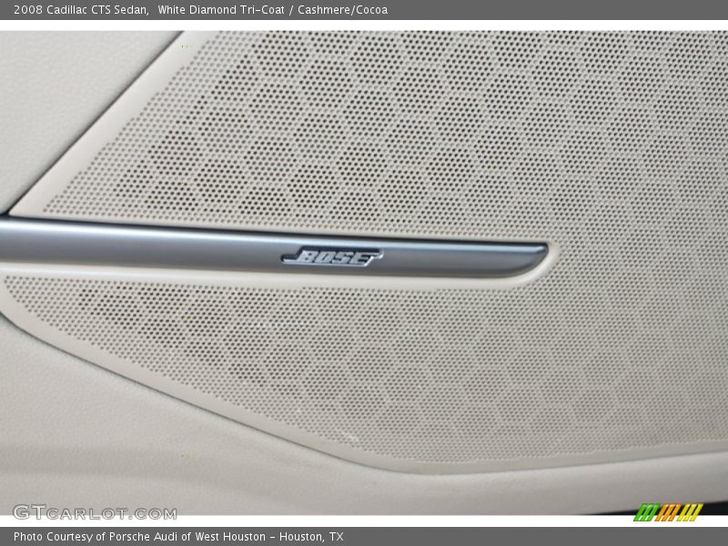White Diamond Tri-Coat / Cashmere/Cocoa 2008 Cadillac CTS Sedan